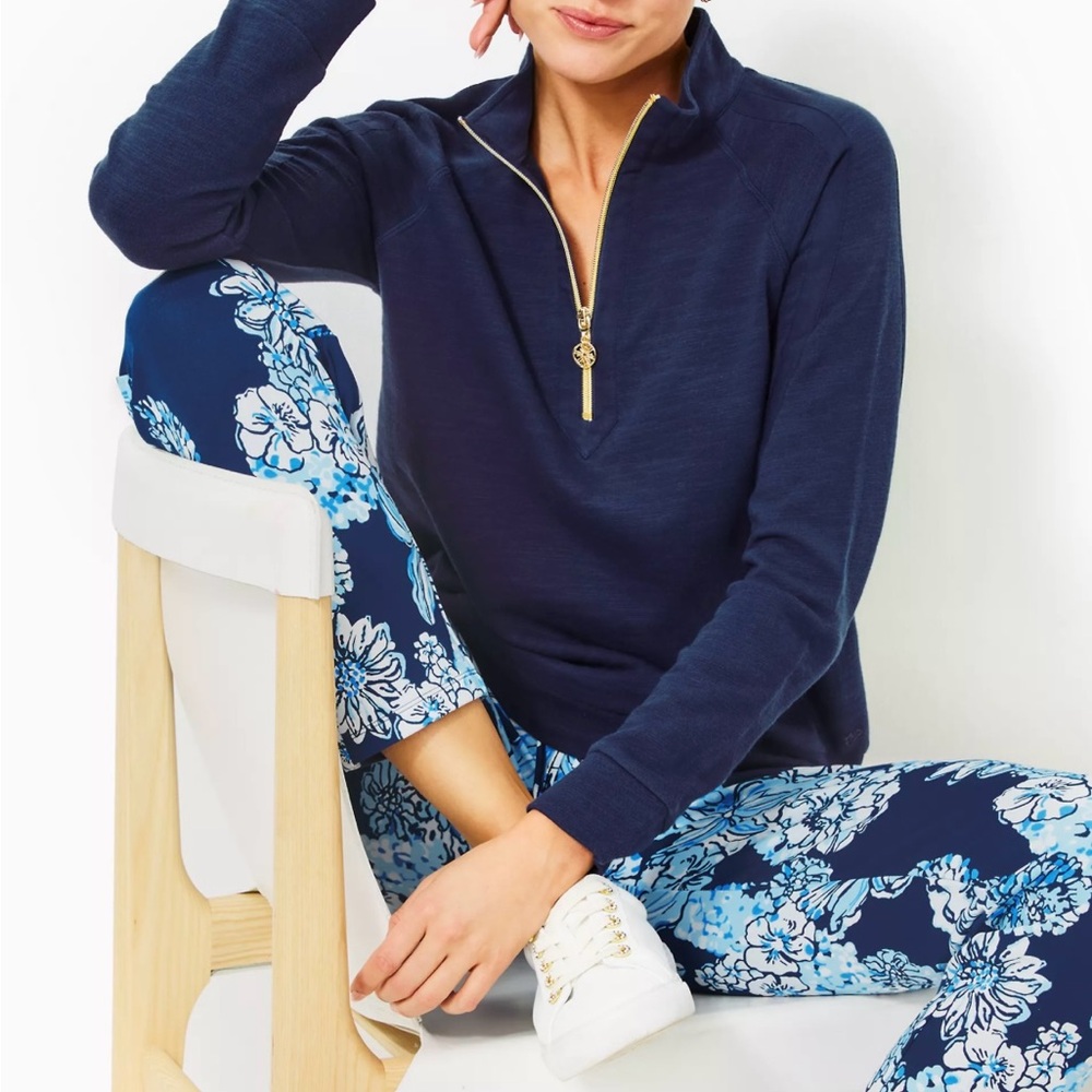 Lilly Pulitzer Luxletic Ashlee Half Zip Pullover